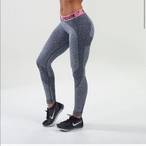 Gymshark pink/grey flex leggings